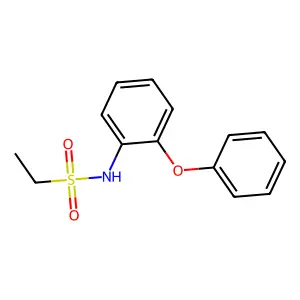 N-(2-苯氧基苯基)乙磺酰胺 structure