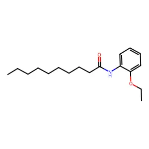 N-(2-ethoxyphenyl)decanamide structure