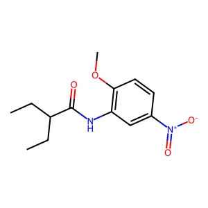 2-ethyl-N-(2-methoxy-5-nitrophenyl)butanamide structure