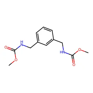 Methyl 3-{[(methoxycarbonyl)amino]methyl}benzylcarbamate structure