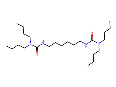 3,3'-Hexamethylenebis(1,1-dibutylurea) structure
