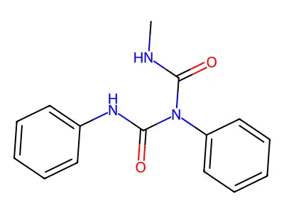 Imidodicarbonic diamide, N-methyl-N',2-diphenyl- structure