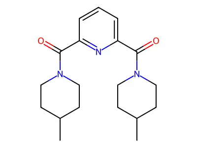 Pyridine-2,6-diylbis((4-methylpiperidin-1-yl)methanone) structure