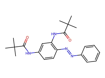 Propanamide, N,N'-[4-(phenylazo)-1,3-phenylene]bis[2,2-dimethyl-(9CI) structure