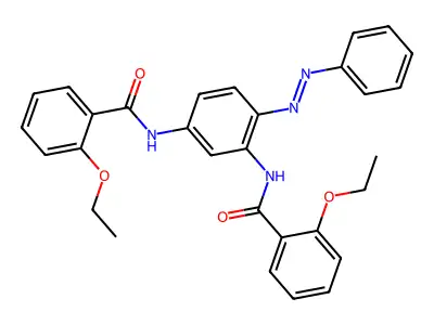 Benzamide, N,N'-[4-(phenylazo)-1,3-phenylene]bis[2-ethoxy-(9CI) structure