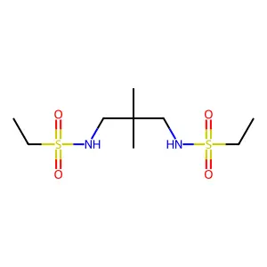 N-[3-(ethylsulfonylamino)-2,2-dimethylpropyl]ethanesulfonamide structure