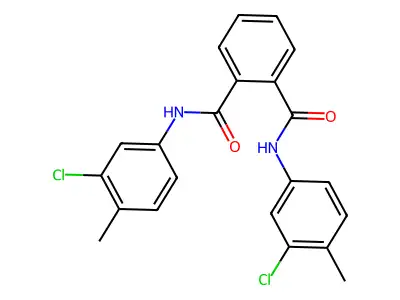 N1,N2-Bis(3-chloro-4-methylphenyl)phthalamide structure