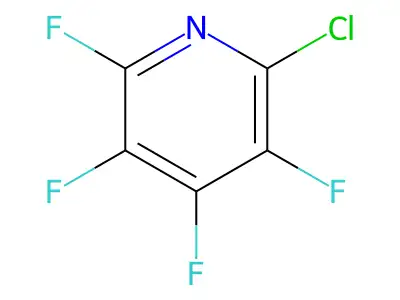 2-Chloro-3,4,5,6-tetrafluoropyridine structure