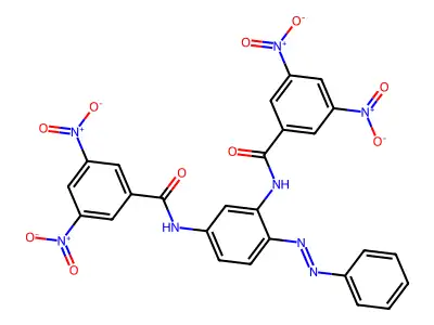 Benzamide, N,N'-[4-(phenylazo)-1,3-phenylene]bis[3,5-dinitro-(9CI) structure