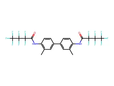 Na[4'a(Perfluorobutanamido)a3,3'adimethyla[1,1'abiphenyl]a4ayl]perfluorobutanamide structure