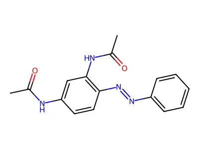 Acetamide, N,N'-[4-(phenylazo)-1,3-phenylene]bis-(9CI) structure