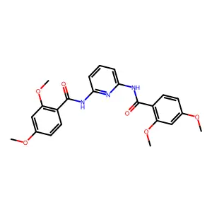 N-[6-[(2,4-dimethoxybenzoyl)amino]pyridin-2-yl]-2,4-dimethoxybenzamide structure