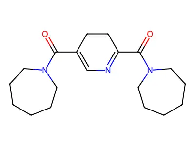 [6-(Azepane-1-carbonyl)pyridin-3-yl]-(azepan-1-yl)methanone structure