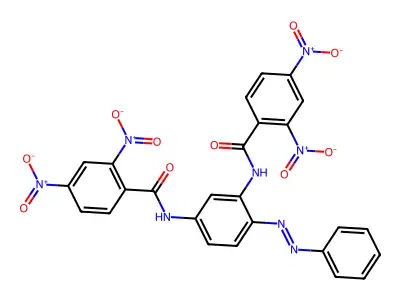 Benzamide, N,N'-[4-(phenylazo)-1,3-phenylene]bis[2,4-dinitro-(9CI) structure