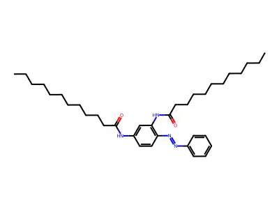 Dodecanamide, N,N'-[4-(phenylazo)-1,3-phenylene]bis-(9CI) structure