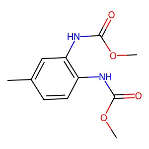 methyl N-[2-(methoxycarbonylamino)-4-methylphenyl]carbamate structure