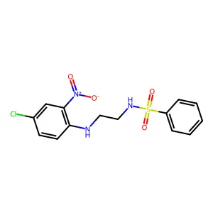N-[2-(4-Chloro-2-nitro-phenylamino)-ethyl]-benzenesulfonamide structure