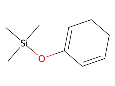 2-(Trimethylsiloxy)-1,3-cyclohexadiene structure