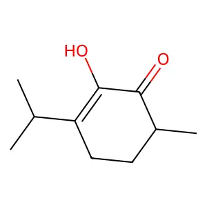 2-Hydroxy-3-isopropyl-6-methylcyclohex-2-enone structure