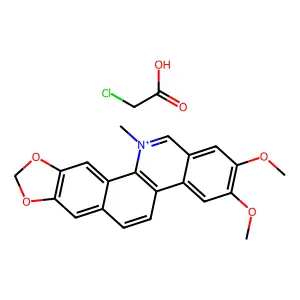Nitidine chloroacetate structure