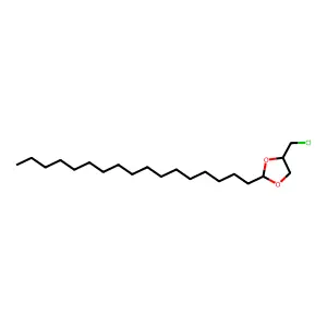 4-(Chloromethyl)-2-heptadecyl-1,3-dioxolan structure