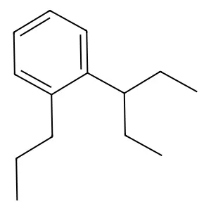 1-(1-Ethylpropyl)-2-propylbenzene structure