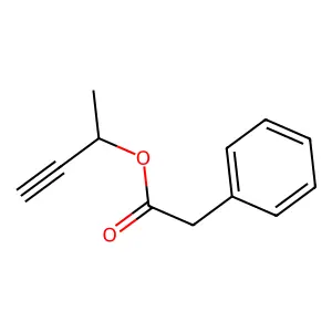 苯乙酸丁-3-炔-2-基酯 structure