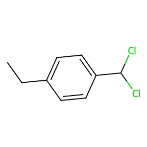 1-(Dichloromethyl)-4-ethylbenzene structure