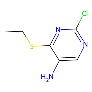 5-Pyrimidinamine, 2-chloro-4-(ethylthio)- structure