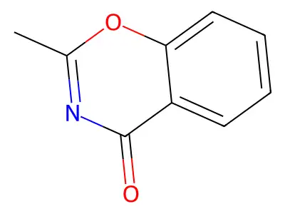 4H-1,3-Benzoxazin-4-one, 2-methyl- structure