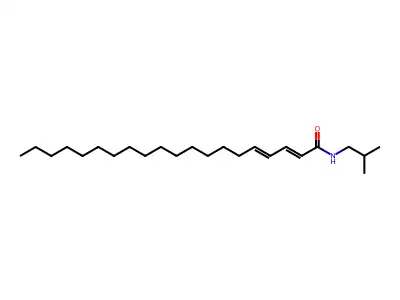 N-异丁基二十碳二烯酰胺 structure