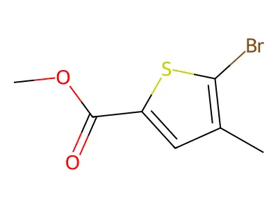 Methyl 5-bromo-4-methylthiophene-2-carboxylate structure