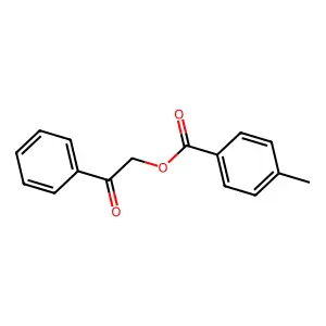 2-Oxo-2-phenylethyl 4-methylbenzoate structure