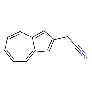 2-薁乙腈 structure