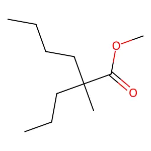2-Methyl-2-propylhexanoic acid methyl ester structure