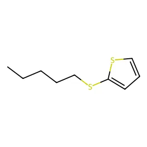 Thiophene, 2-(pentylthio)- structure