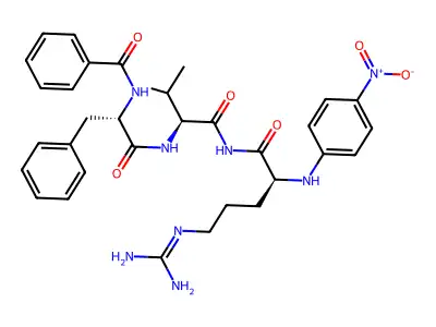 Benzoyl-fvr-pna structure