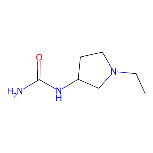 Urea, (1-ethyl-3-pyrrolidinyl)- structure