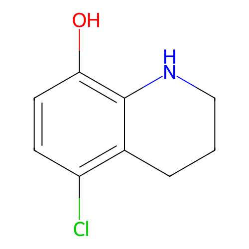 5-Chloro-1,2,3,4-tetrahydroquinolin-8-ol structure