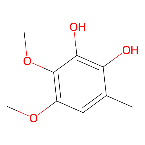 3,4-Dimethoxy-6-methylpyrocatechol structure