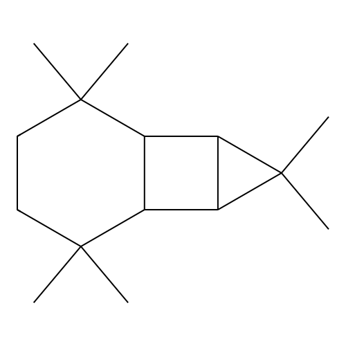 tricyclo[4.3.0.07,9]nonane,2,2,5,5,8,8-hexamethyl- structure