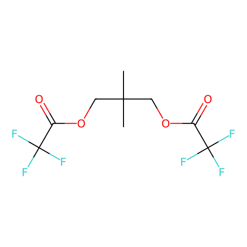 Acetic acid, trifluoro-, 2,2-dimethyl-1,3-propanediyl ester structure