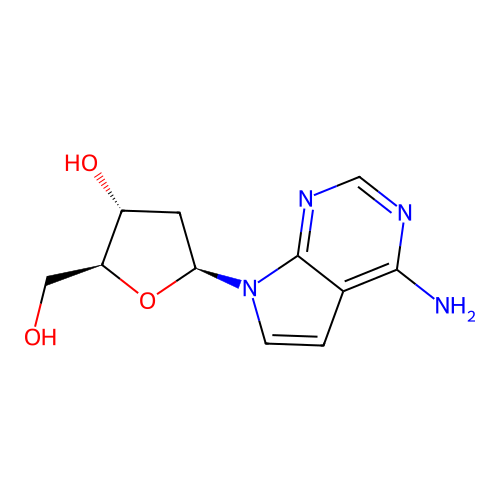 Deoxytubercidin structure