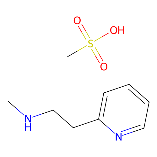 Betahistine monomesilate structure
