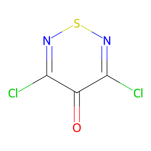 3,5-Dichloro-4H-1,2,6-thiadiazin-4-one structure