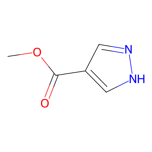 Methyl 1H-pyrazole-4-carboxylate structure