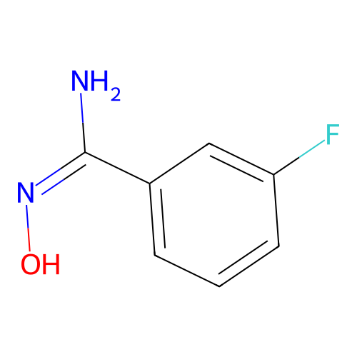 3-Fluorobenzamidoxime structure