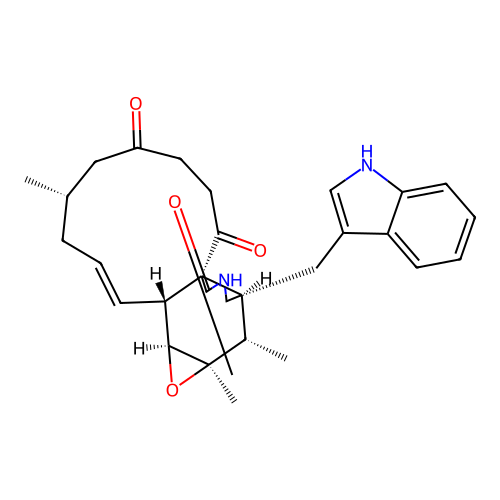 Cytochalasin G structure