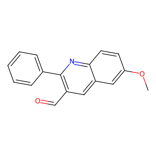 6-Methoxy-2-phenylquinoline-3-carbaldehyde structure