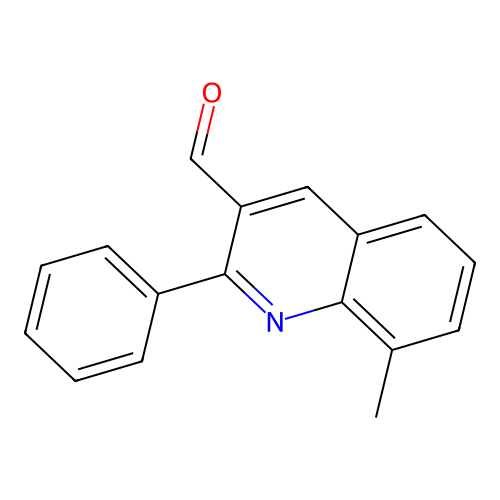 8-Methyl-2-phenylquinoline-3-carboxaldehyde structure